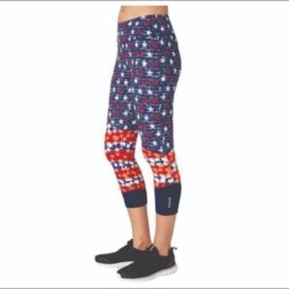 Nwt Reebok Stretch Cotton Tight Fit Legging - Picture 2 of 9